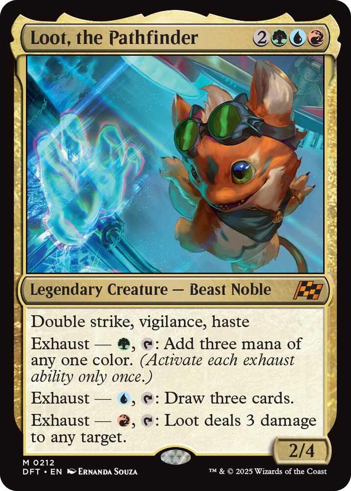 MTG 霊気走破 開拓者、おたから Loot, the Pathfinder Loot, the Pathfinder - Aetherdrift - Magic: The Gathering