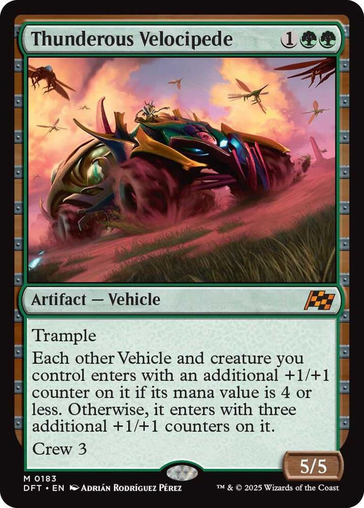 Thunderous Velocipede - Aetherdrift - Magic: The Gathering