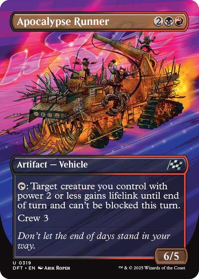 Apocalypse Runner Borderless