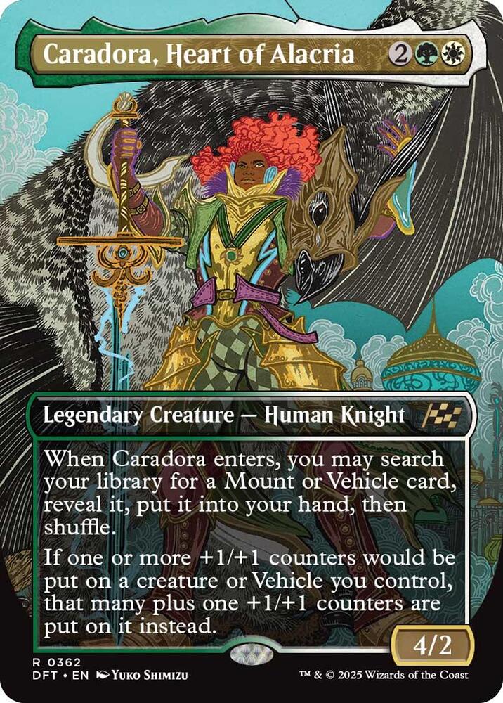 Caradora, Heart of Alacria (Borderless) - Aetherdrift - Magic: The