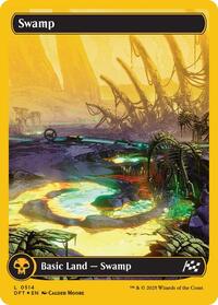Swamp (0514) (First-Place Foil) - Aetherdrift - Magic: The Gathering card