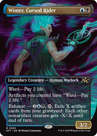 Winter Cursed Rider Borderless