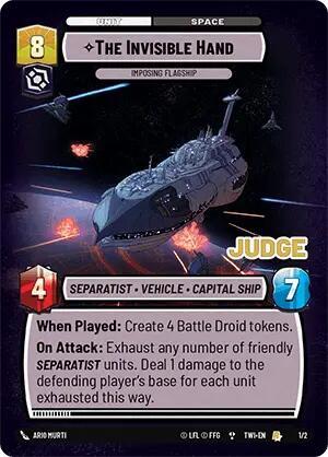 The Invisible Hand - Imposing Flagship card