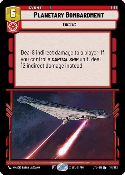 Planetary Bombardment Jump to Lightspeed card price