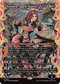 Chandra, Spark Hunter (Showcase) (Fracture Foil) - Aetherdrift