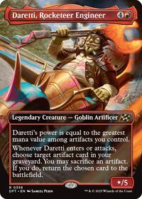 Daretti, Rocketeer Engineer (Borderless) - Aetherdrift - Magic: The Gathering card