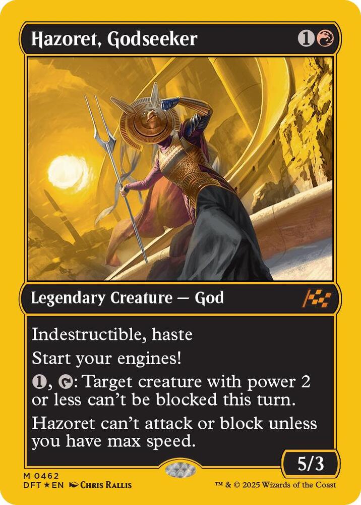 Hazoret, Godseeker (First-Place Foil) - Aetherdrift - Magic: The