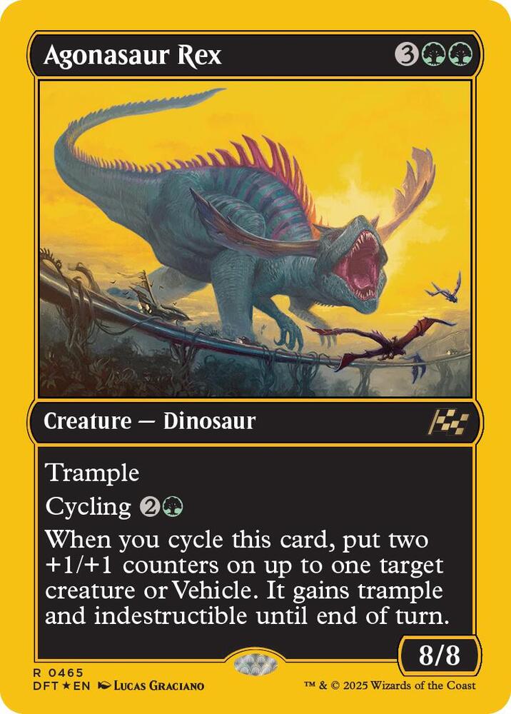Agonasaur Rex (First-Place Foil) - Aetherdrift - Magic: The