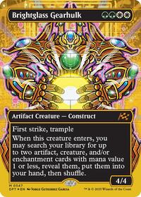 Brightglass Gearhulk (Borderless) (First-Place Foil) - Aetherdrift