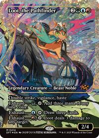 Loot, the Pathfinder (Showcase) (Fracture Foil)