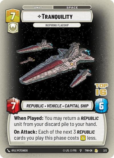 Tranquility - Inspiring Flagship (Top 16) card