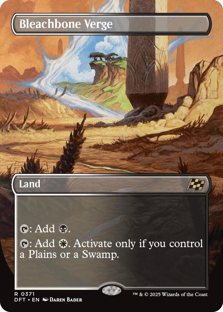 MTG ブリーチボーンの境界 ボーダーレス　foil Bleachbone Verge (Borderless) - Aetherdrift - Magic: The Gathering