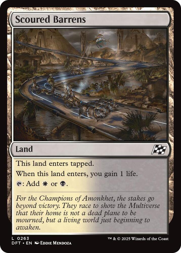 Scoured Barrens 263 card
