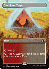 Sunbillow Verge (Borderless) - Aetherdrift - Magic: The Gathering card