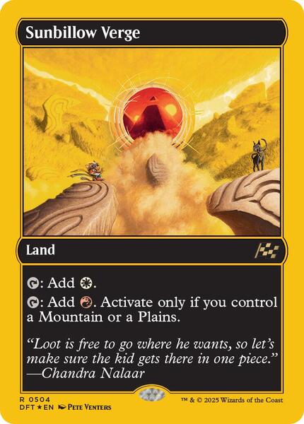 Sunbillow Verge (First-Place Foil), Aetherdrift