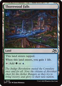 Thornwood Falls - Aetherdrift - Magic: The Gathering card