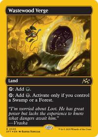 Wastewood Verge (First-Place Foil) - Aetherdrift - Magic: The Gathering card