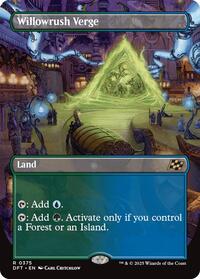 Willowrush Verge (Borderless) - Aetherdrift - Magic: The Gathering card