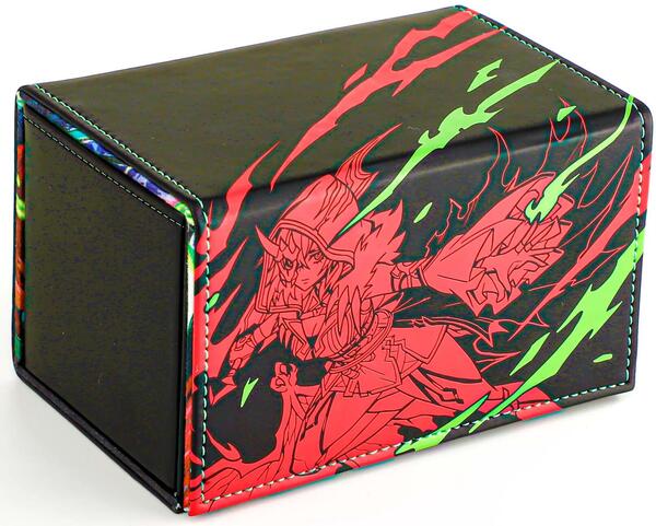Viridian Vex Faux Leather Dicewinder Deck Box (Red Belle