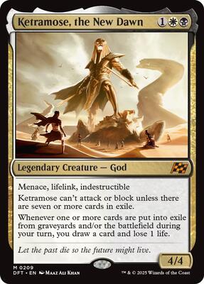 新たな夜明け、ケトラモーズ/Ketramose, the New Dawn Ketramose, the New Dawn - Aetherdrift - Magic: The Gathering