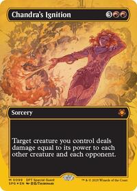 Chandra's Ignition (Borderless) (First-Place Foil) - Special Guests - Magic: The Gathering card