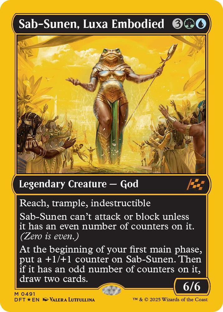 Sab-Sunen, Luxa Embodied (First-Place Foil) - Aetherdrift