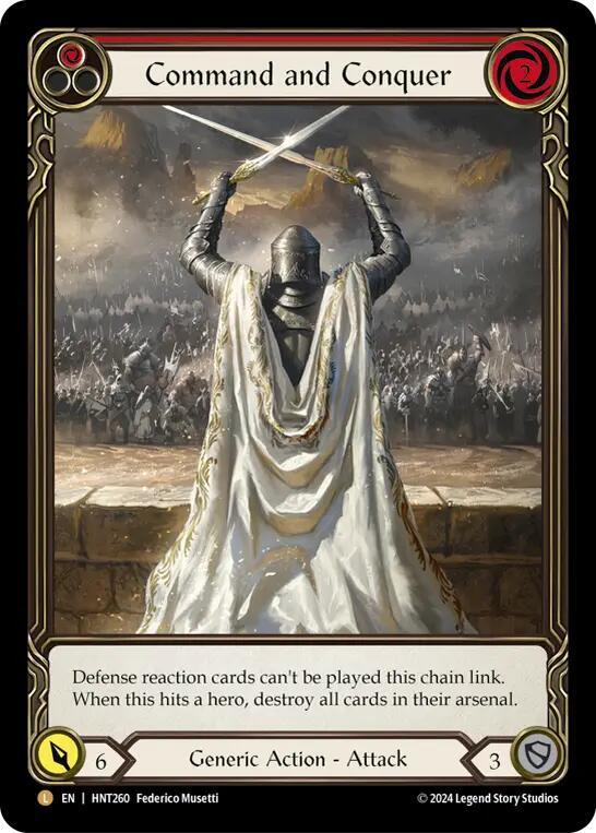 Flesh and Blood Command and Conquer 3枚 Command and Conquer (Extended Art) - The Hunted - Flesh and