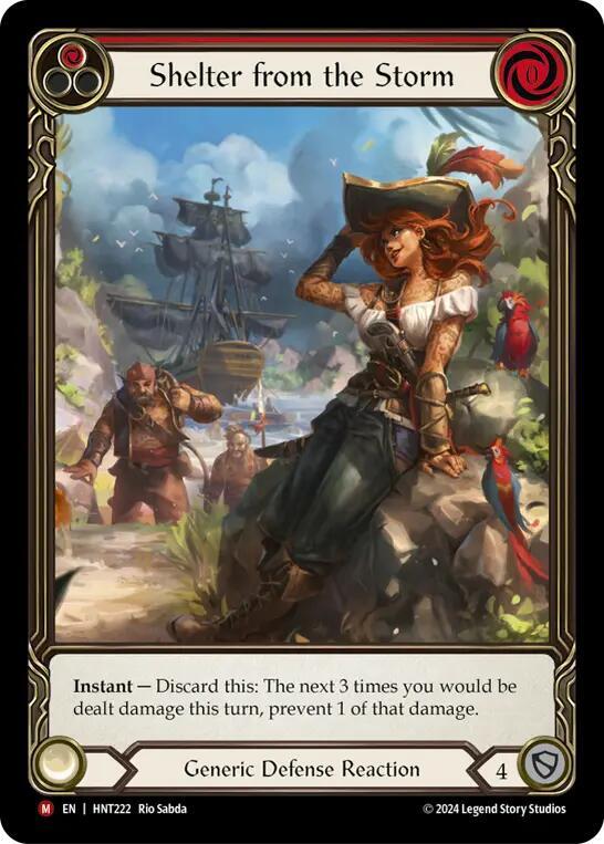 JPN】嵐からの避難 Extended Art Rainbow Foil fab Shelter from