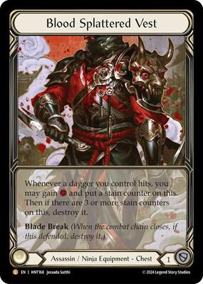 その他 Blood Splattered Vest FLESH AND BLOOD Blood Splattered Vest (Extended Art) - The Hunted - Flesh