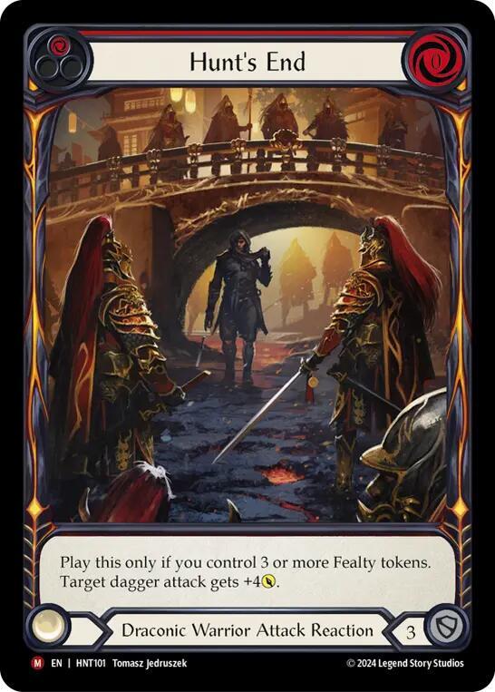 Hunt's End (Extended Art) - The Hunted - Flesh and Blood TCG