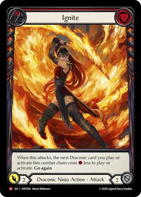 Ignite (Extended Art) - The Hunted - Flesh and Blood TCG