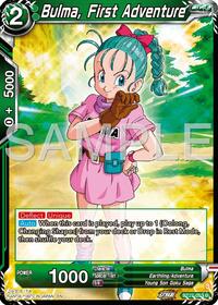 Bulma, First Adventure card art
