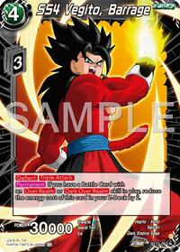 SS4 Vegito, Barrage card art