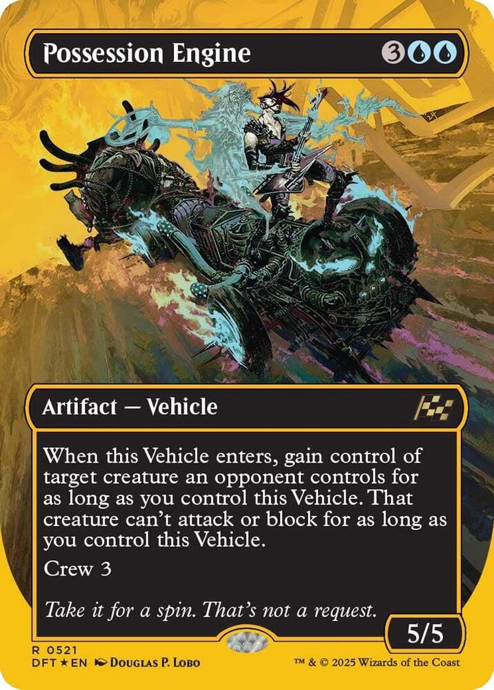 Possession Engine (Borderless) (First-Place Foil) 521 card