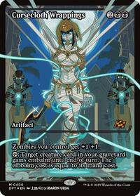 Cursecloth Wrappings (Showcase) - Aetherdrift - Magic: The Gathering card
