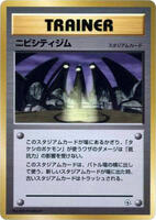 Pewter City Gym [Nivi City Gym] #21/27 from Pokemon Japanese Leaders' Stadium set