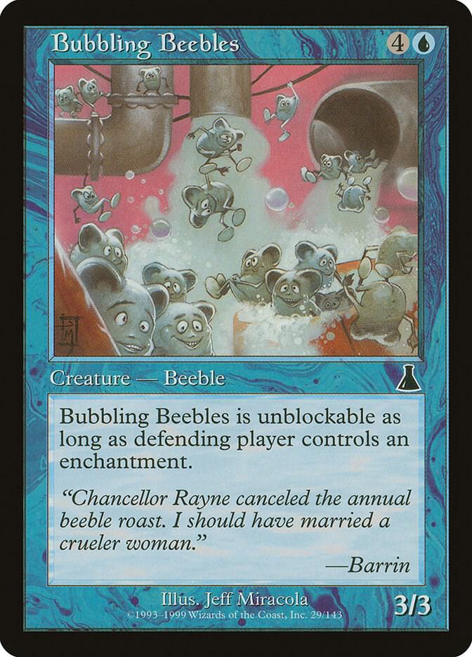 泡立つビーブル/Bubbling Beebles mtgプレイマット Bubbling Beebles - Urza's Destiny - Magic: The Gathering