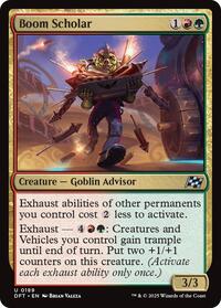 Boom Scholar - Aetherdrift - Magic: The Gathering card