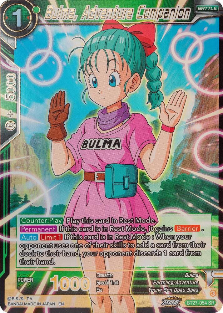 Bulma, Adventure Companion - History of Z - Dragon Ball Super