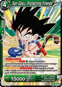 Son Goku, Protecting Friends card art
