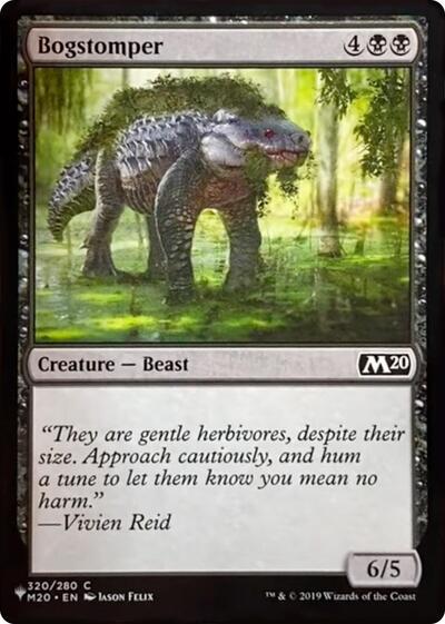Bogstomper (The List) from LIST #M20-320, Magic: The Gathering card