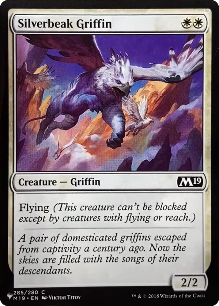 Silverbeak Griffin #M19-285 — The List