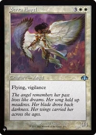 Serra Angel (Retro Frame · The List) PLST DMR-271 Magic card