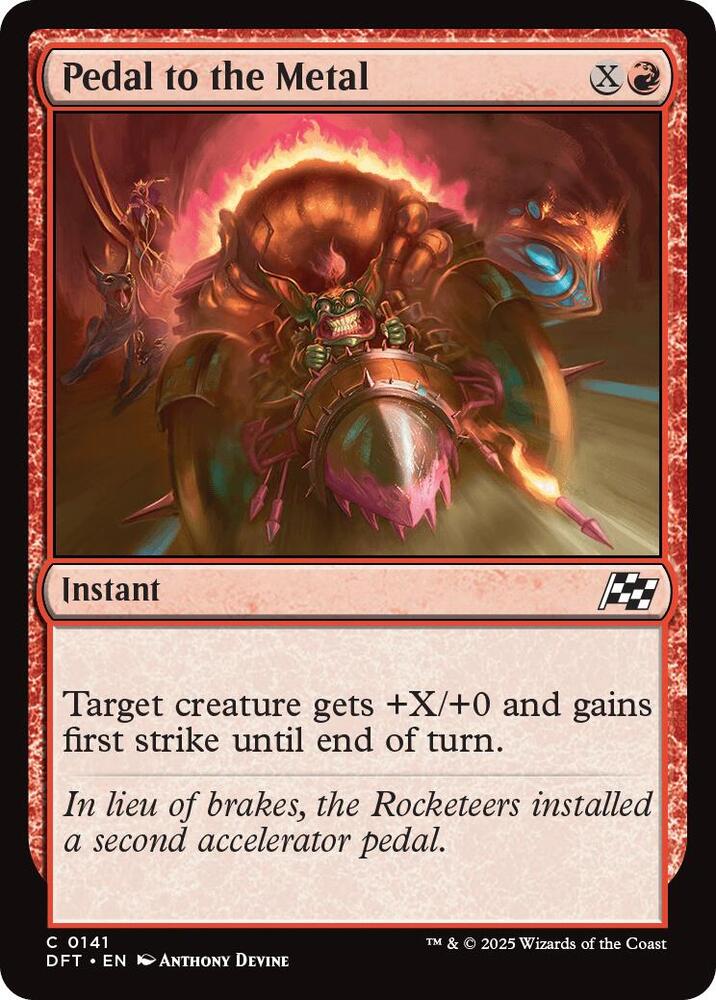 Pedal to the Metal - Aetherdrift - Magic: The Gathering