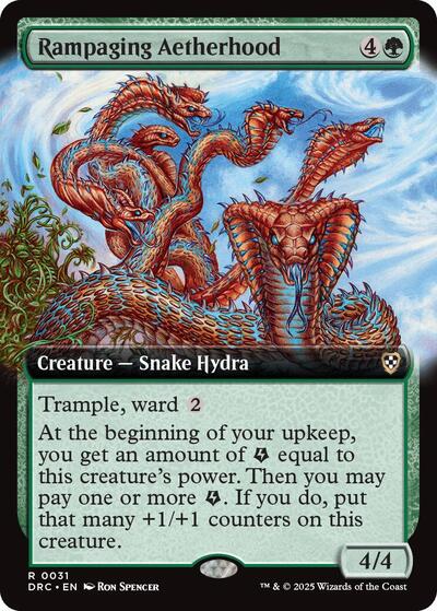 Rampaging Aetherhood Extended Art