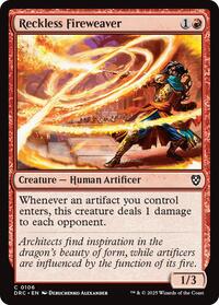 Reckless Fireweaver (Commander: Aetherdrift)