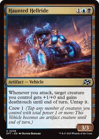 Haunted Hellride - Aetherdrift - Magic: The Gathering card