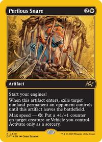 Perilous Snare (First-Place Foil) - Aetherdrift - Magic: The Gathering card