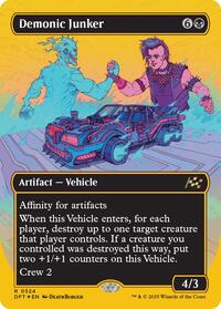 Demonic Junker (Borderless) (First-Place Foil)