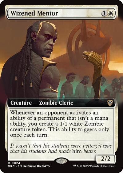Wizened Mentor Extended Art
